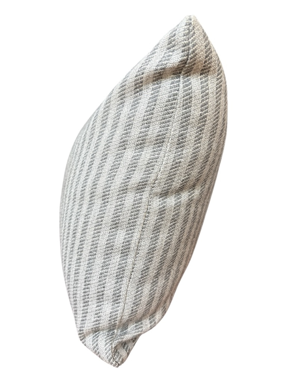 POTTERY BARN SUNBRELLA OUTDOOR LUMBAR PILLOW GREY STRIPES 22” x 10” - Picture 6 of 10